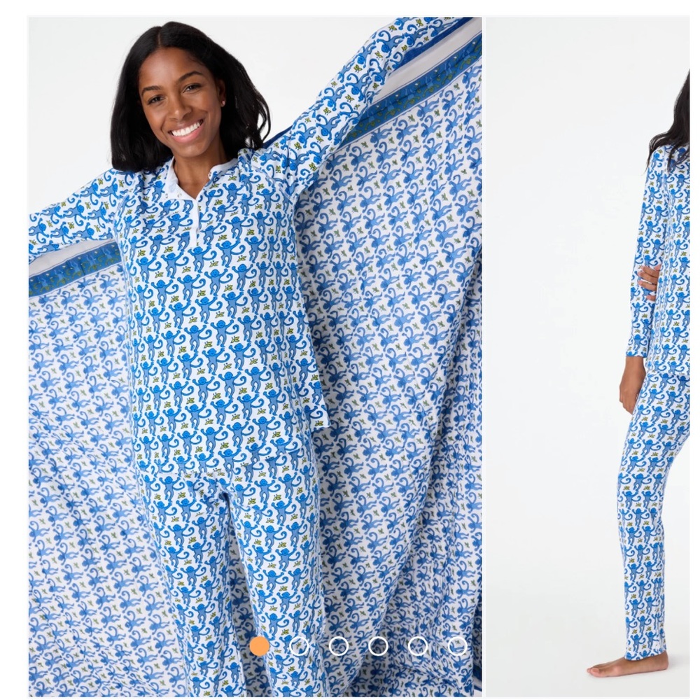 ROLLER RABBIT MONKEY PAJAMA SET